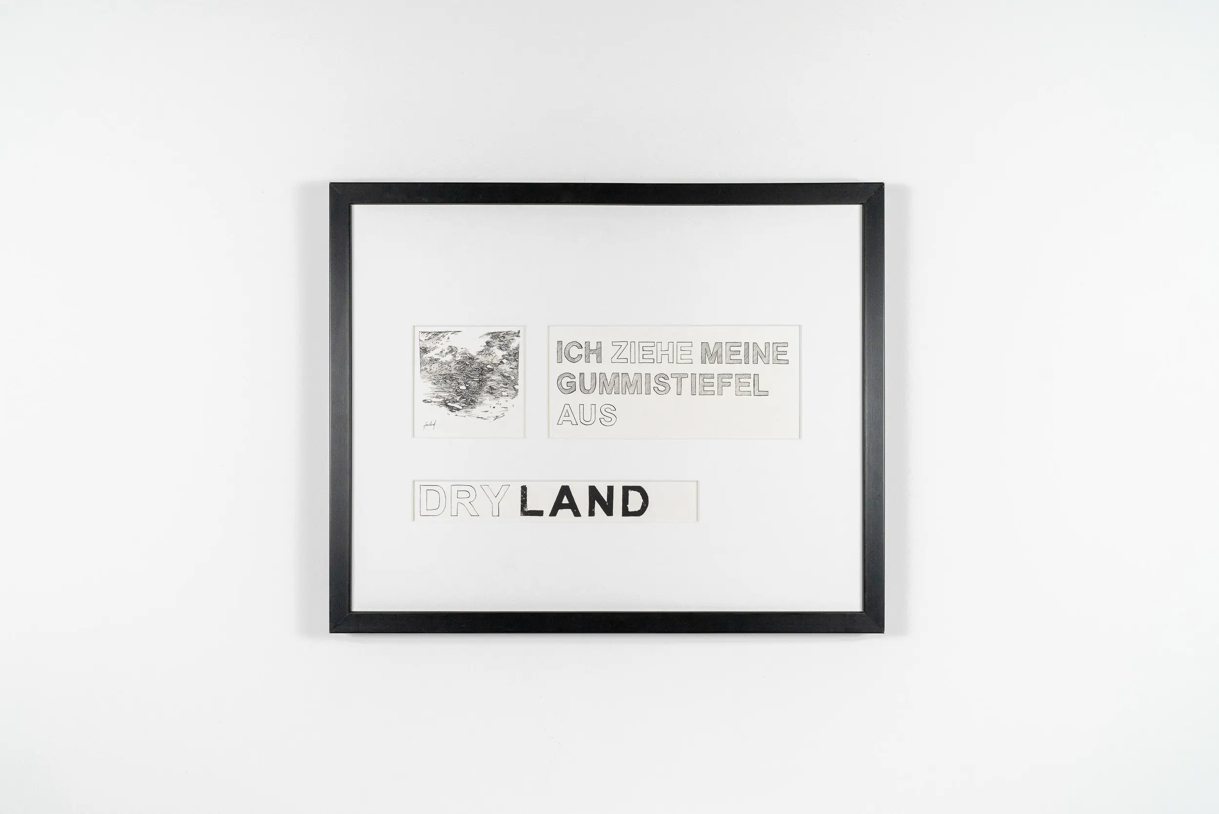 FL02 Dryland 50 × 40 cm Papier / Tusche / Holzdruck 2013 