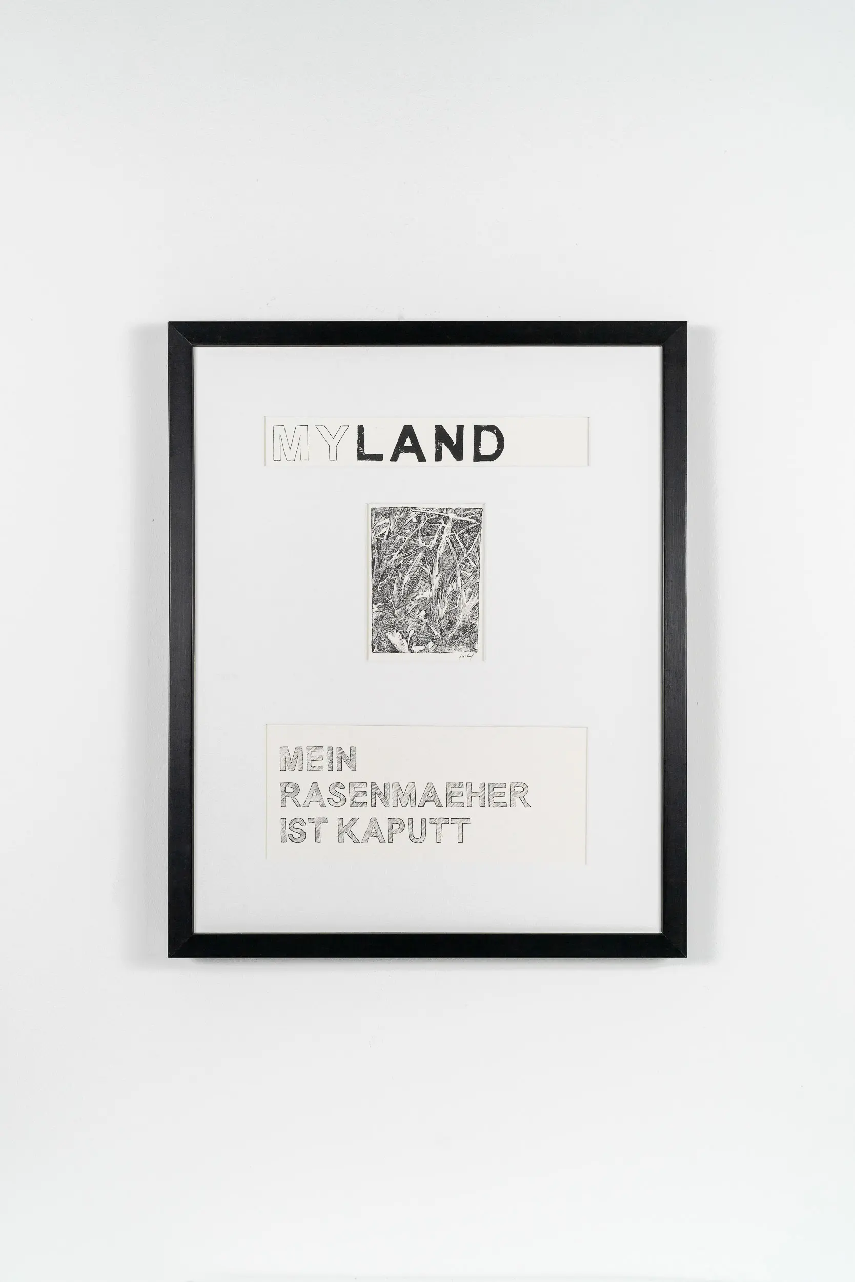 FL03 Myland 40 × 50 cm Papier / Tusche / Holzdruck 2013 
