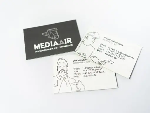 MEDIAAIR Logo und Illustration