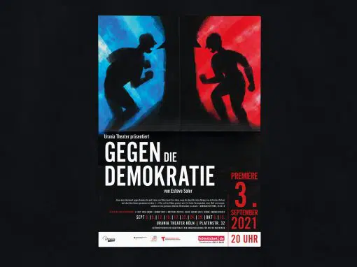 Gegen die Demokratie – Plakat
