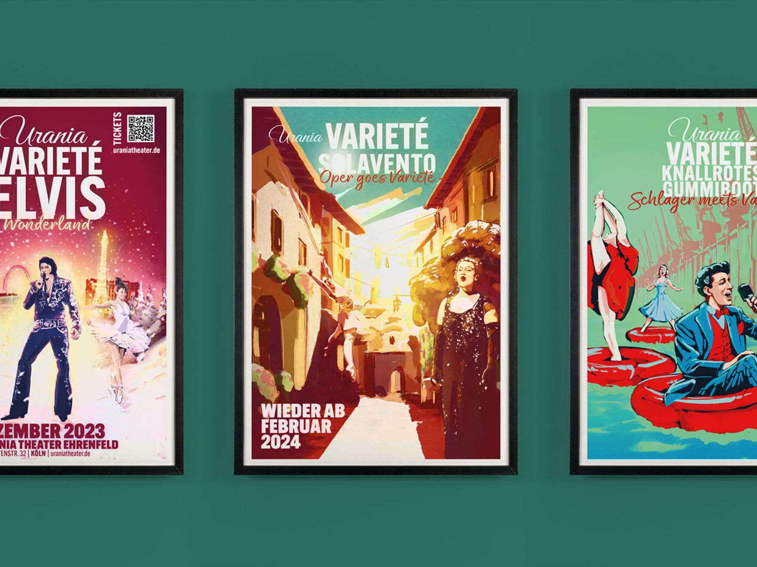 Urania Varieté 2024 – Plakate