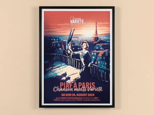 Piaf á Paris – Plakat