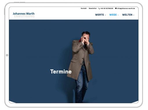 Künstler-Portfolio – Website