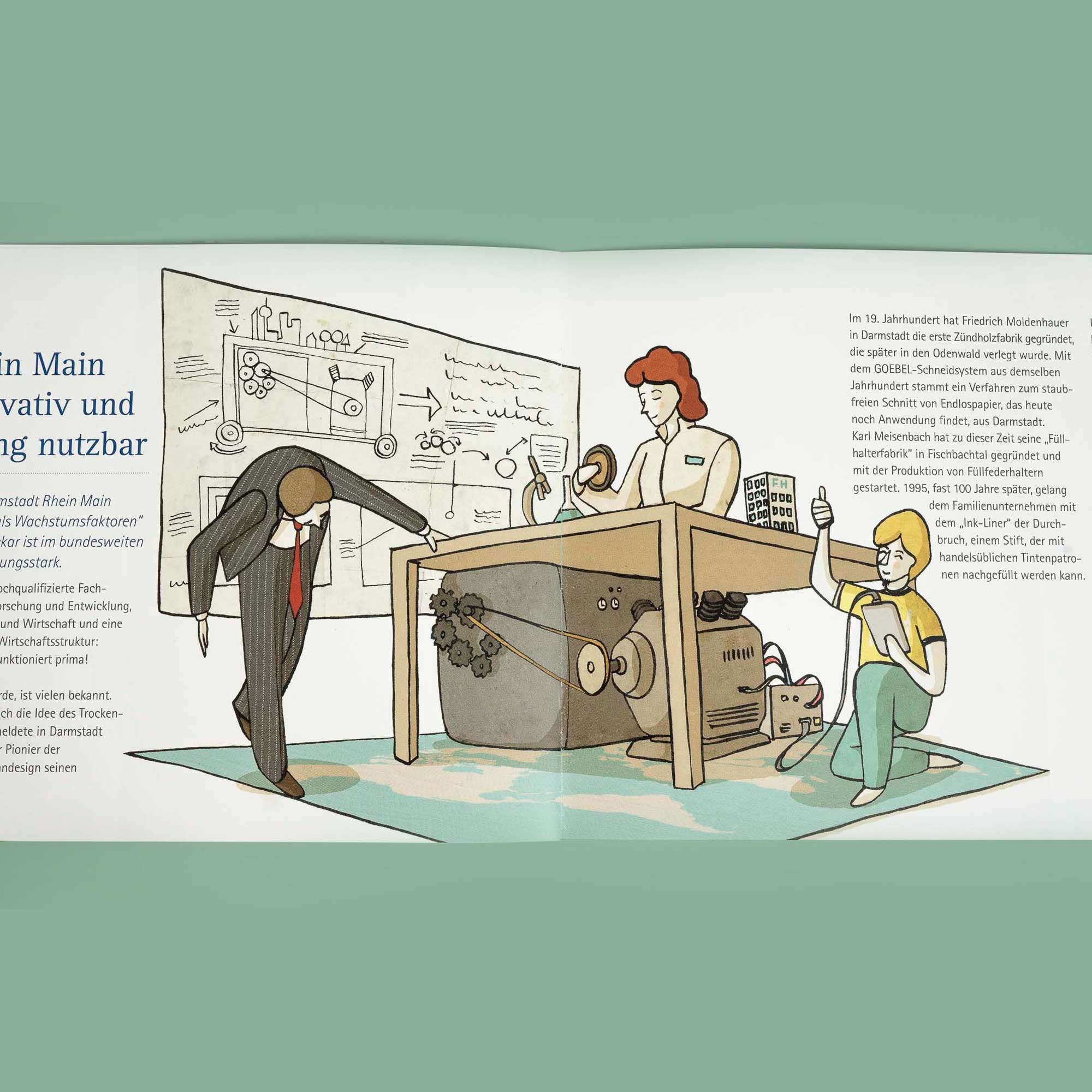 Lebensraum und Technik – Illustrationen