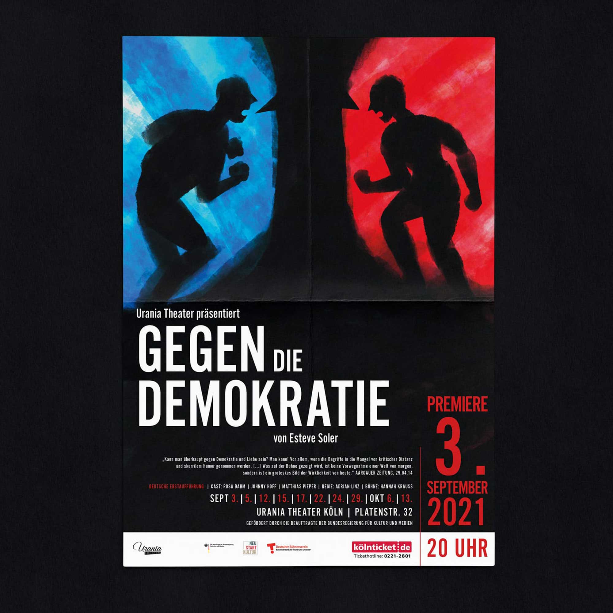 Gegen die Demokratie – Plakat