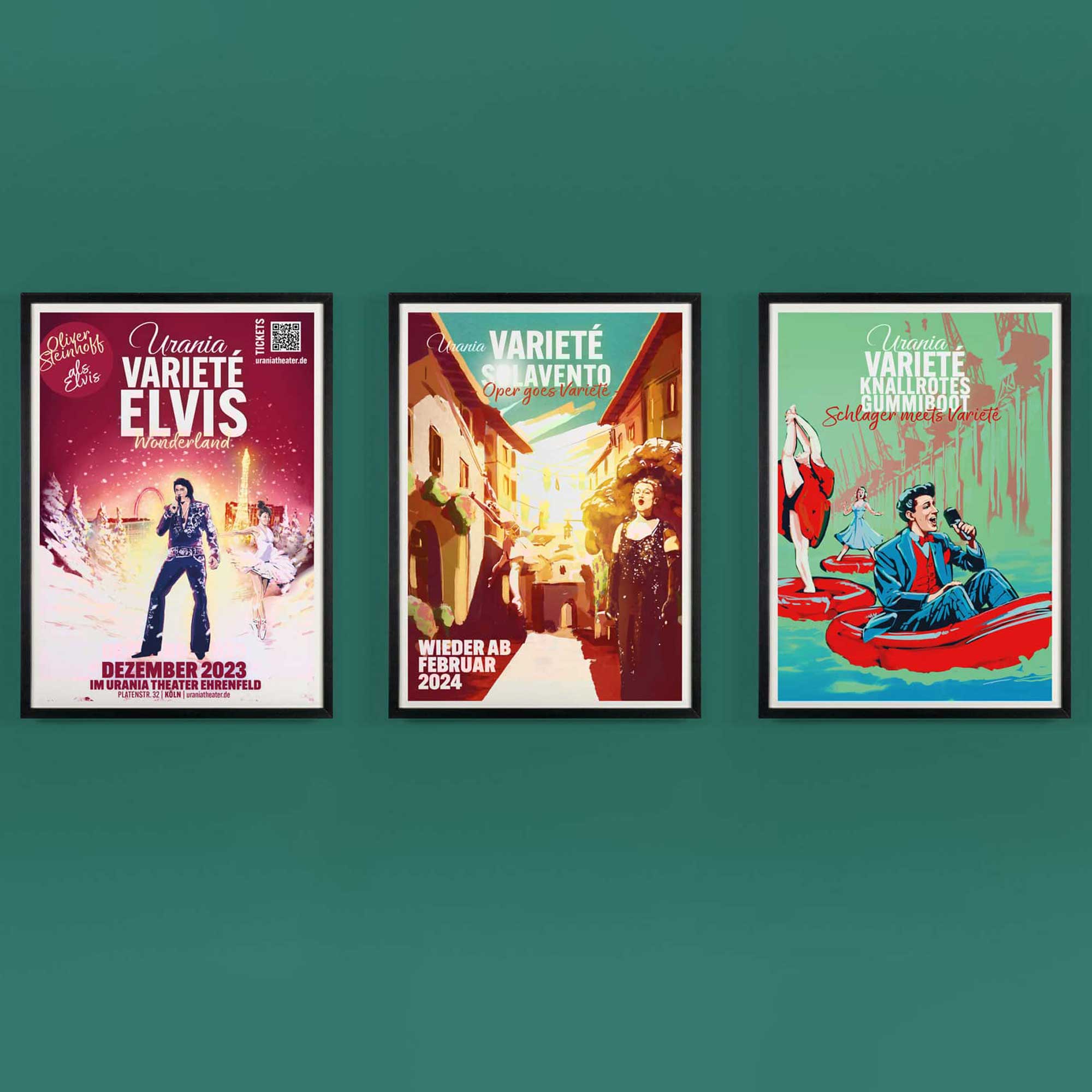 Urania Varieté 2024 – Plakate
