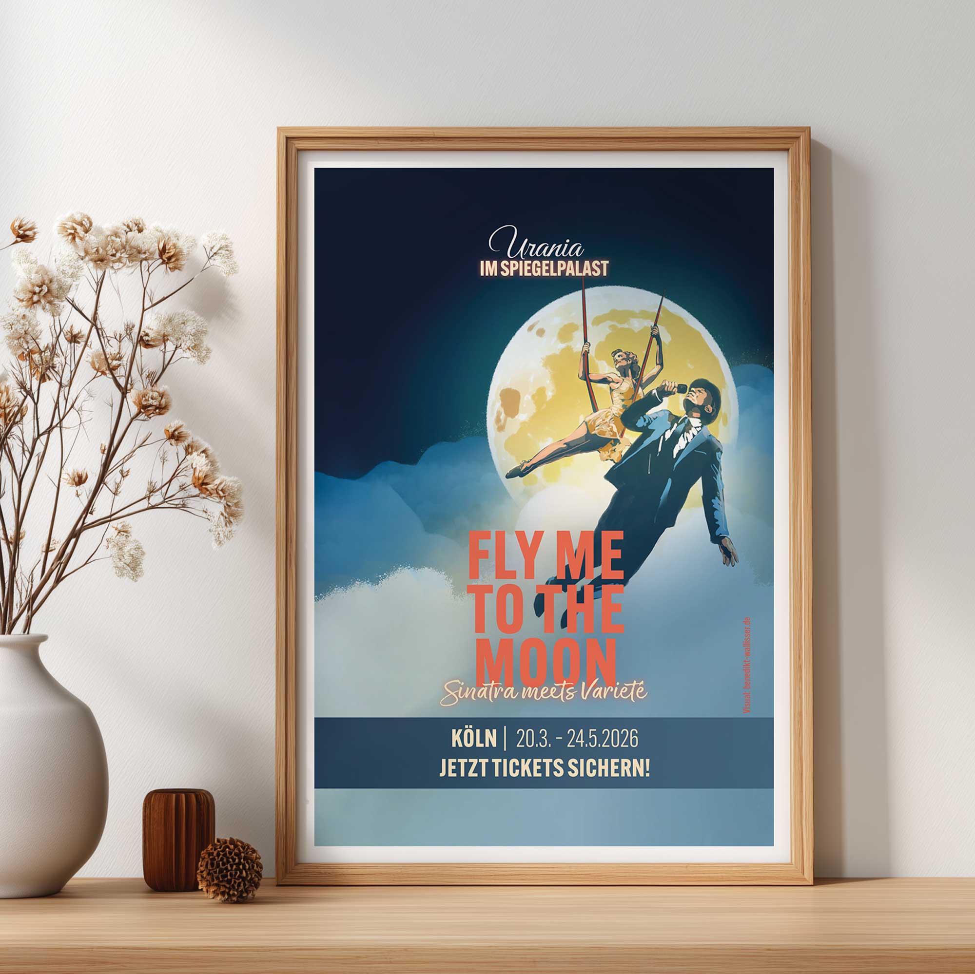 WALlisser Variete Poster Plakat Piaf A Paris